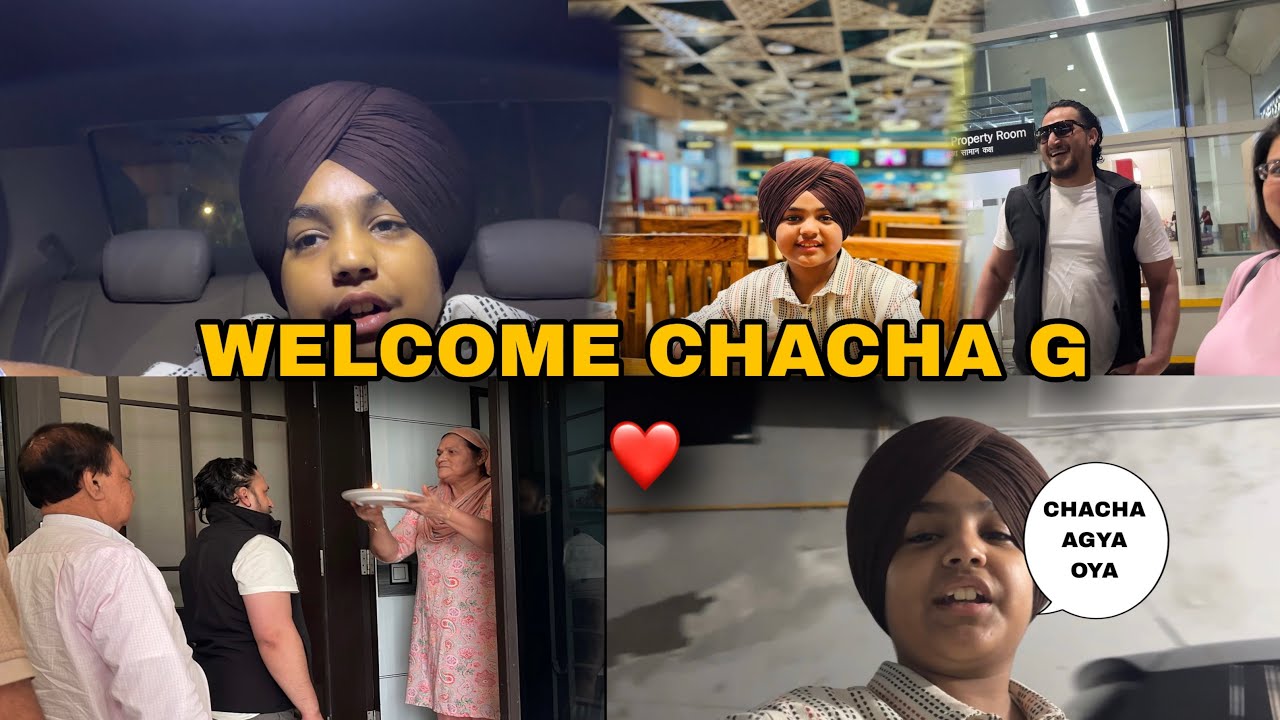 WELCOME BACK ❤️UK TO INDIA AND  SURPRISE FAMILY 😱DELHI AIRPORT VLOG 😀JASHAN JAGROAN 