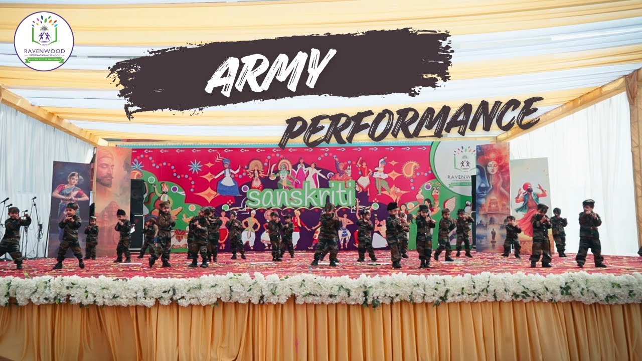 Indian Army Dance Performance – Salute to Our Brave Soldiers | Ravenwood Annual Function 2025-26