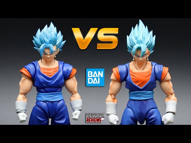 COMPARATIVO】GOKU SSJ Blue DF vs BANDAI / DiegoHDM 