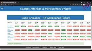 Student Attendance Management System In Php Mysql With Source Code 2023 ...
