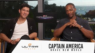 Captain America: Brave New World: Anthony Mackie & Danny Ramirez talk Marvel's new movie