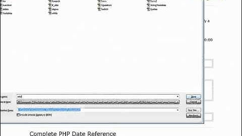 สอน php ฟังชั่น mktime สร้างเวลา