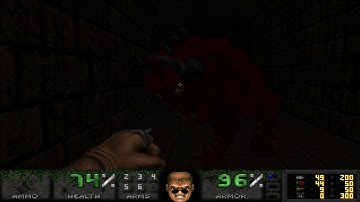 Doom 2 Lost Civilization [v1.5] Level 17 UV Max with Hard Doom (Commentary)