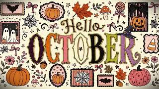 Hello October 🎃 Animated Screensaver with Fun Upbeat Instrumental Halloween Music | Home & Classroom screenshot 5