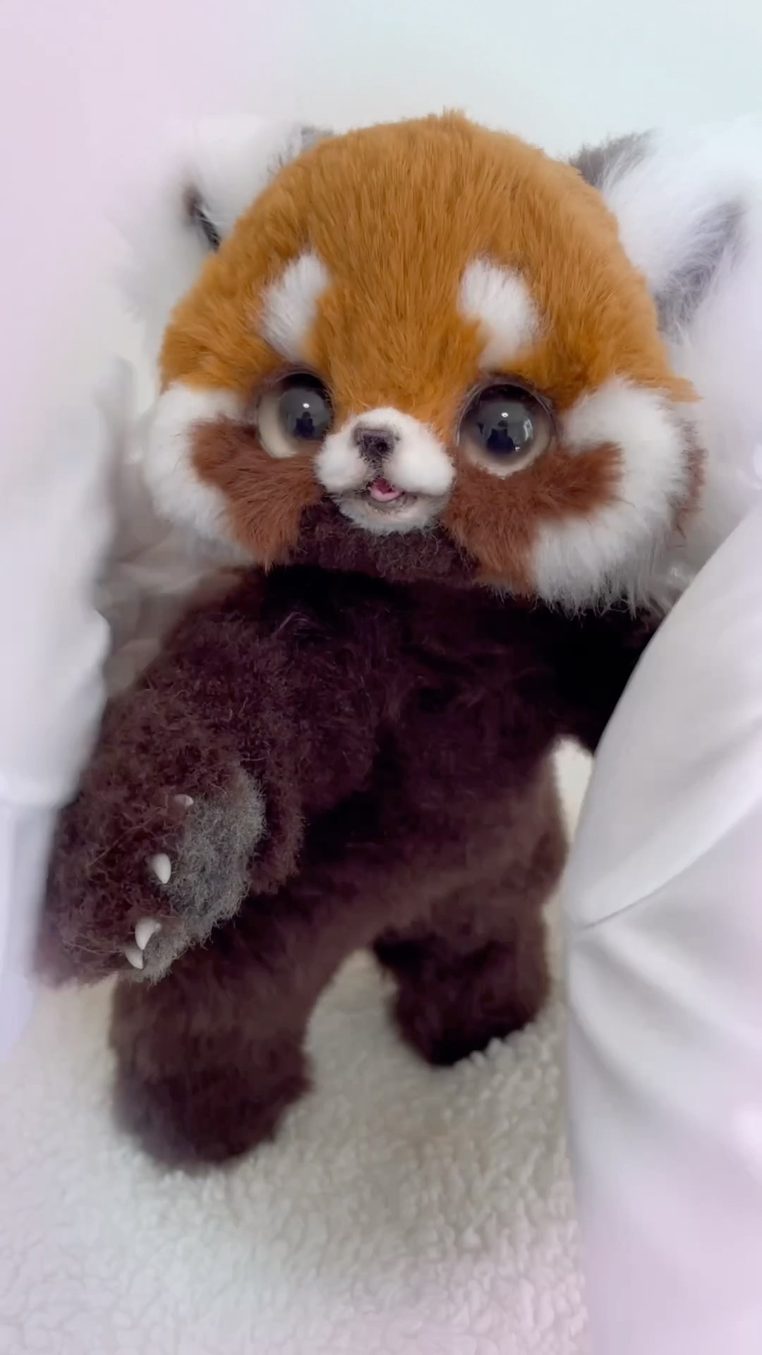 アートドール #ぬいぐるみ #レッサーパンダ - YouTube