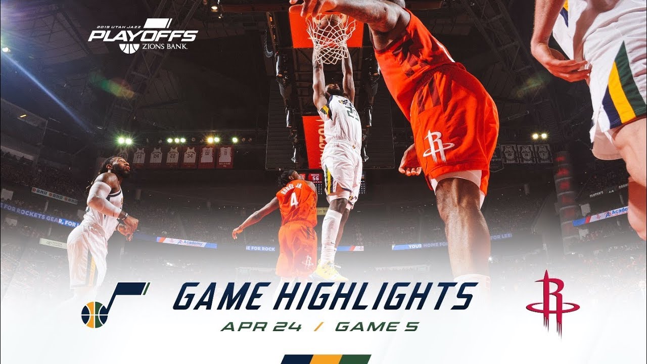 Highlights: Jazz 93 | Rockets 100 - YouTube