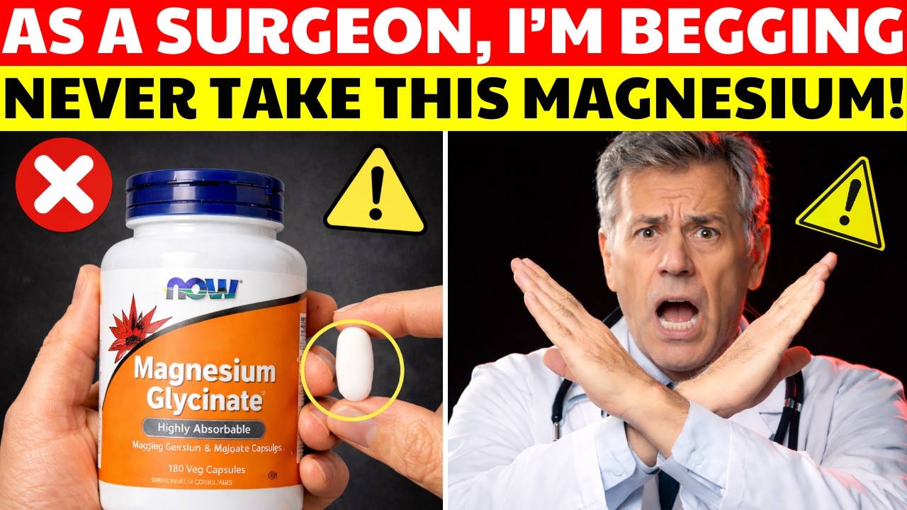 Doctors Warn: 5 Magnesium Supplements Seniors Should Avoid After 60 | Senior Health Tips