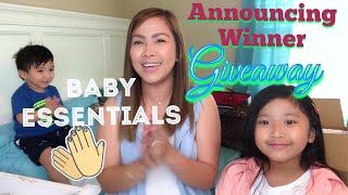 Announcing the Winner for the 2nd GIVEAWAY!!