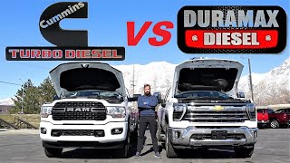 2024 Duramax VS 2023 High Output Cummins: Which Diesel Engine Is Better? 2024 Gmc Sierra 2500 Duramax Vs Ram 2500 Cummins Mpg Performance Test Is The Duramax Way Better