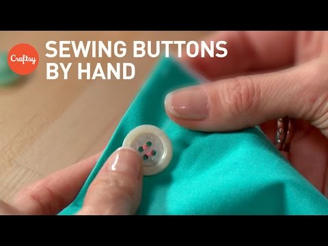 Sewing a Button by Hand | Beginner sewing tutorial with Angela Wolf