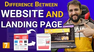 Difference between Landing Page & website  Landing Page || commerce website wordpress 2025