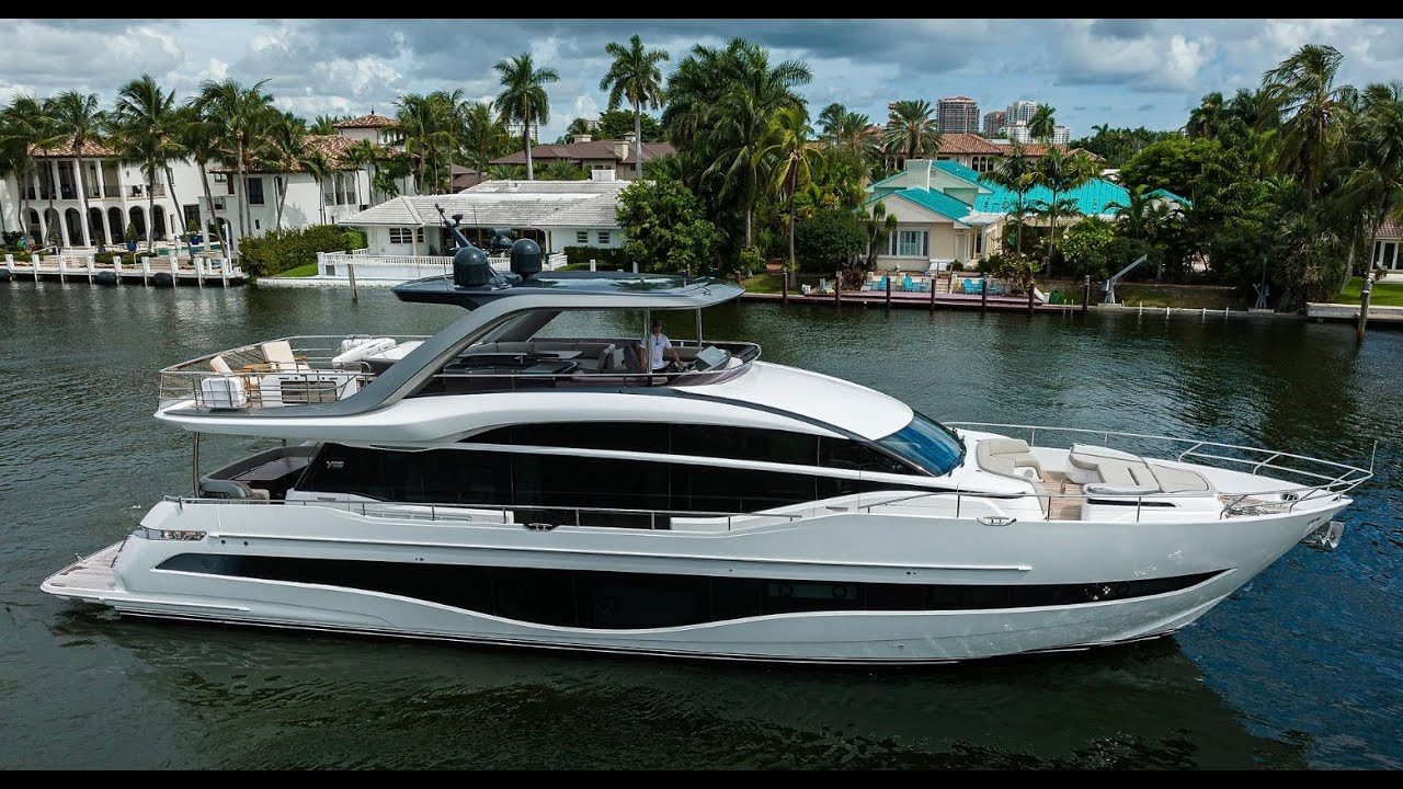 2022 Princess 85 Motor Yacht - For Sale with HMY Yachts - YouTube