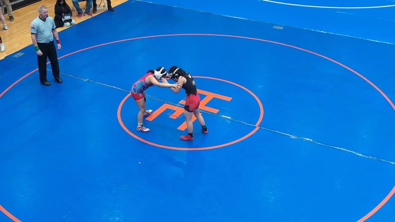 Isabel Wrestling Jan 2026 Hoffman Estates Tournament Match 2 