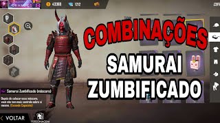 Melhores Combinações Com Pacote Samurai Zumbificado Free Fire