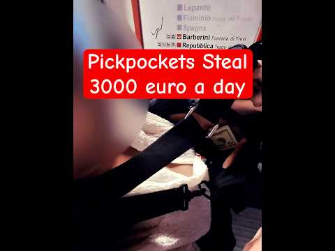 💰💲❌ How Much Have Pickpockets Stolen So Far? I need their trust at this point. #Pickpockets #Rome