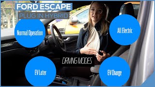 Four Electric Driving Modes for the 2022 Ford Escape PHEV