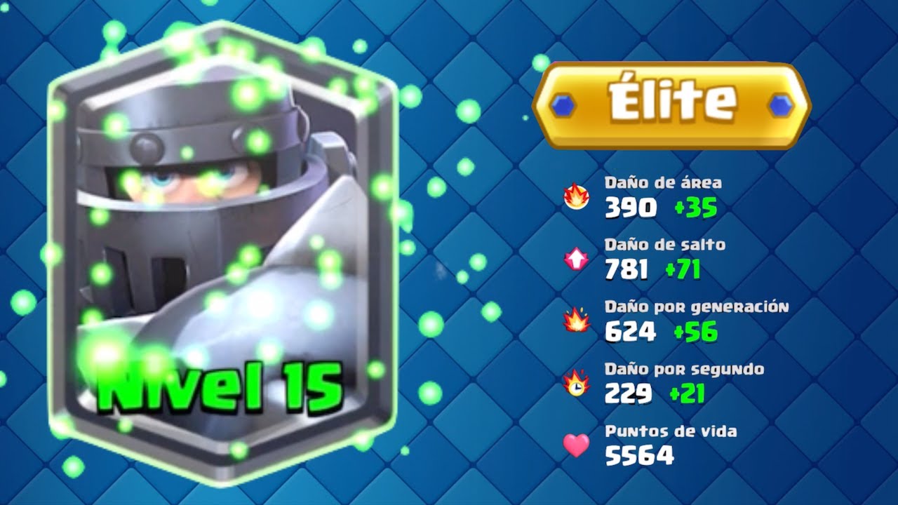 Clash Royale 👊 Megacaballero Nivel 15 Élite - YouTube