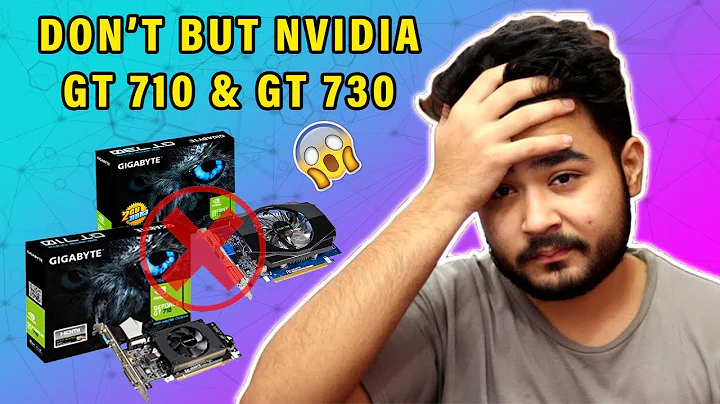 Ne vous trompez pas: Nvidia GT 710 ou GT 730? Découvrez la vérité sur leur performance!