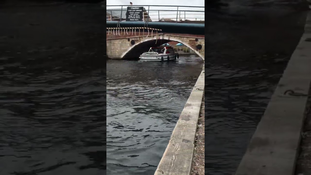 That’s how to go through wroxham bridge