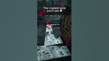 The craziest save you