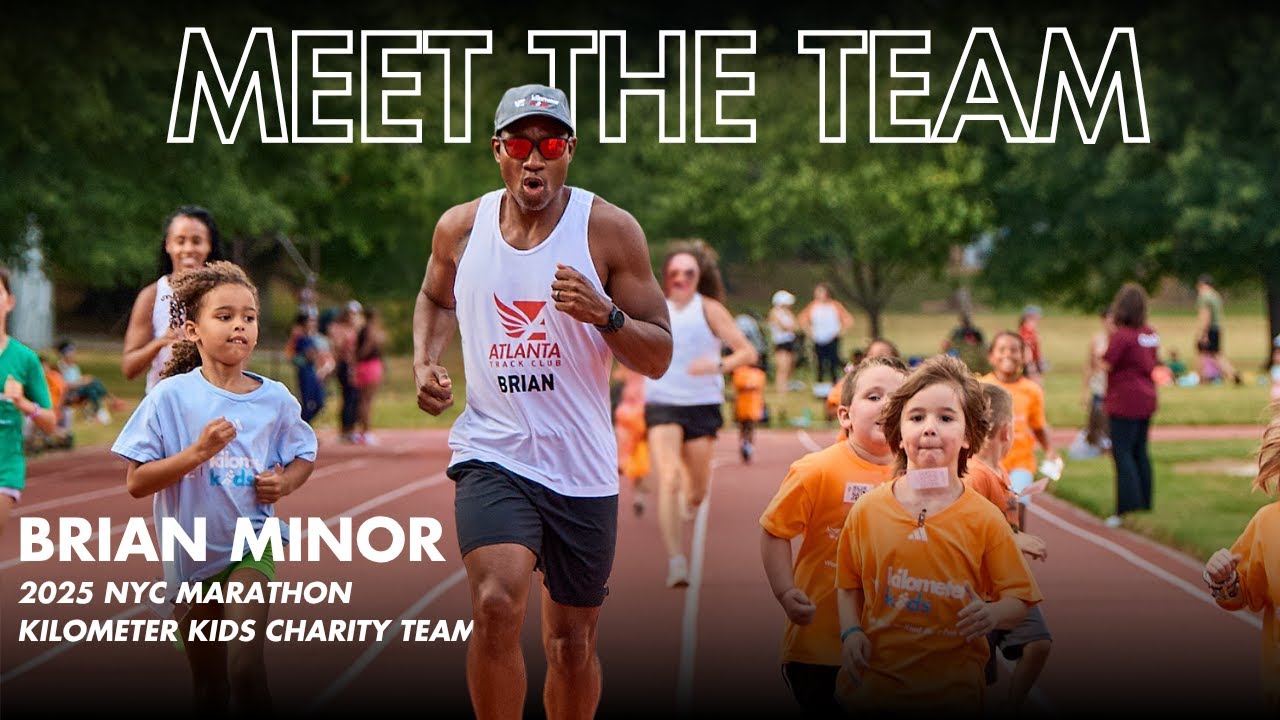 Brian Minor 2025 NYC Marathon Kilometer Kids Charity Team | Brian Minor - YouTube