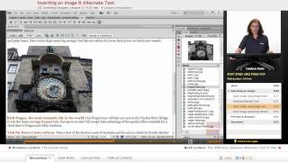 "Inserting an Image & Alternate Text" | Dreamweaver CS6 with Educator.com