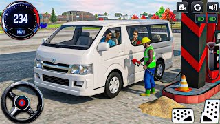 New Toyota Hiace Games - Coach City Van Driving Simulator 2026: Minibus Sim 3D - Android Gameplay screenshot 1