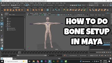 Part 01 | How to to bone setup in maya step by step | How to do Rigging #rigging
