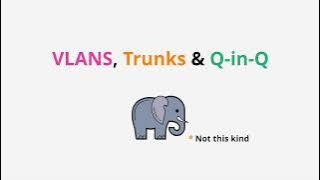 What are VLANS,  TRUNKS & Q-in-Q?