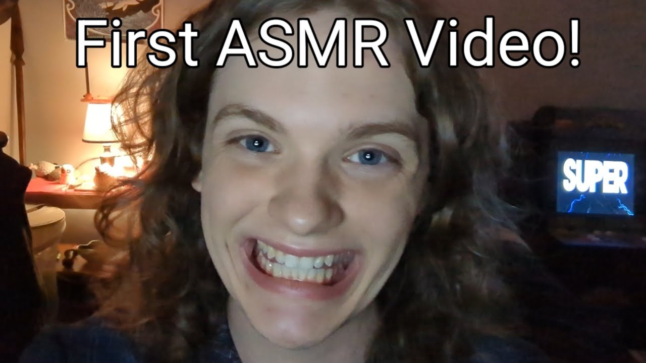 My First ASMR Video [Hand fluttering, Glass tapping, Water sounds, Pill
