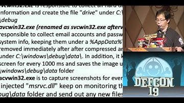 DEFCON 19 (2011) - Balancing the Pwn Trade Deficit APT Secrets in Asia