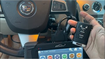 Programming Cadillac CTS 08-13 All Key lost by lonsdor