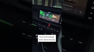 Real world mileage of kia seltos diesel manual