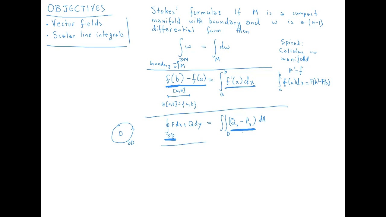 Calculus III - Lecture 23: Vector Fields - Scalar Line Integrals
