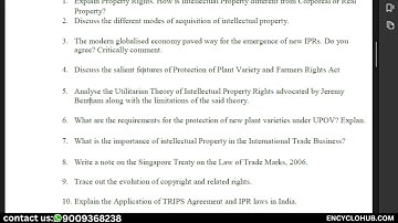 PGDIPR 2024 Trace out the evolution of copyright and related rights.