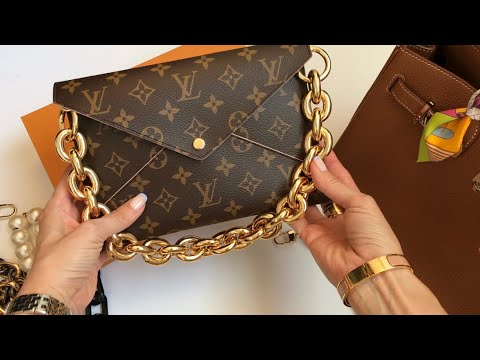 Louis Vuitton KIRIGAMI POCHETTE Set, Inserts,  Handles and Chain to  Accessorize