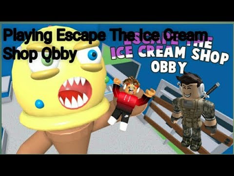 Roblox Escape The Ice Cream Shop Obby - roblox obby ice cream