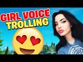 GIRL VOICE TROLLING KIDS WITH AIMBOT HACKS!!!