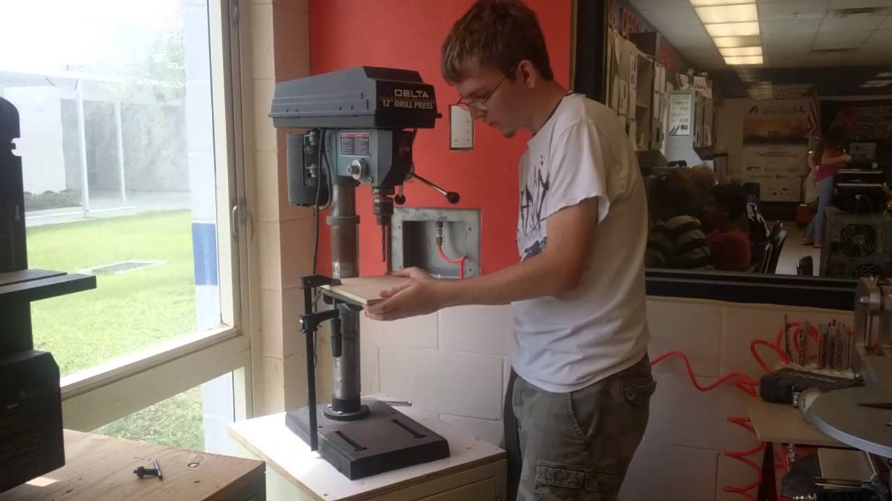 12 in Drill Press safety use YouTube