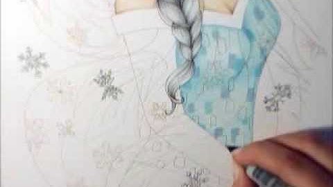 Frozen Elsa Copic ciao part 3