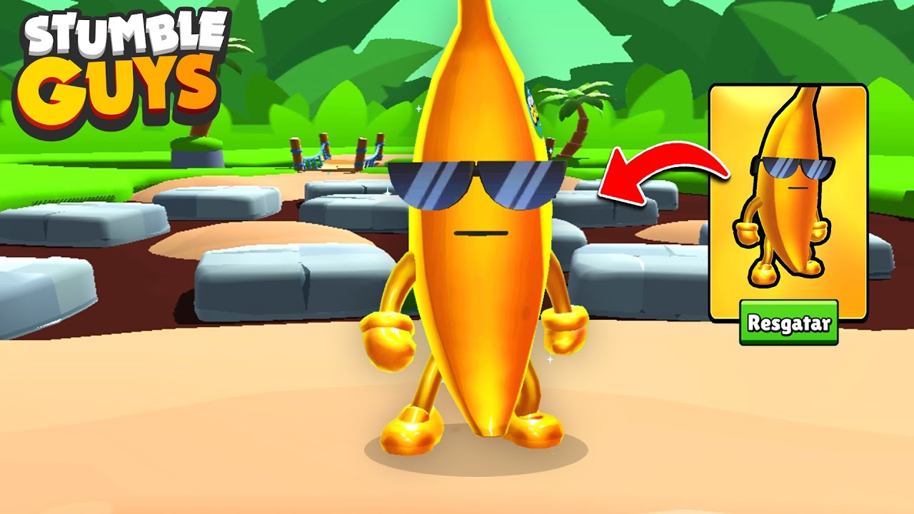 A NOVA BANANA DOURADA CHEGOU PARA TODOS NO STUMBLE GUYS YouTube