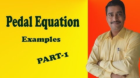 VTU ENGINEERING MATHS 1 PEDAL EQUATION EXAMPLES  PART-1 || ADDITIONAL MATHS 1 PEDAL EQUATION PART-1