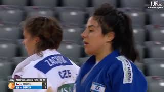 2021 Zagreb Bronze 63 kg Zachová Renata CZE vs Shmesh Inbal ISR