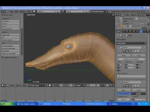 Deer Creature Time-Lapse (blender model) - YouTube