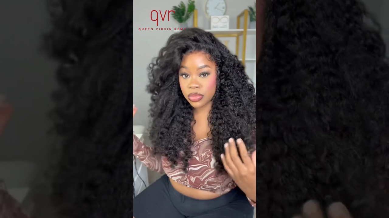 Big hair don’t care! 🩷 Curly edge wig ft. QVR hair  