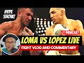 Lomachenko vs Lopez Live Fight Vlog and Commentary | Powcast Sports