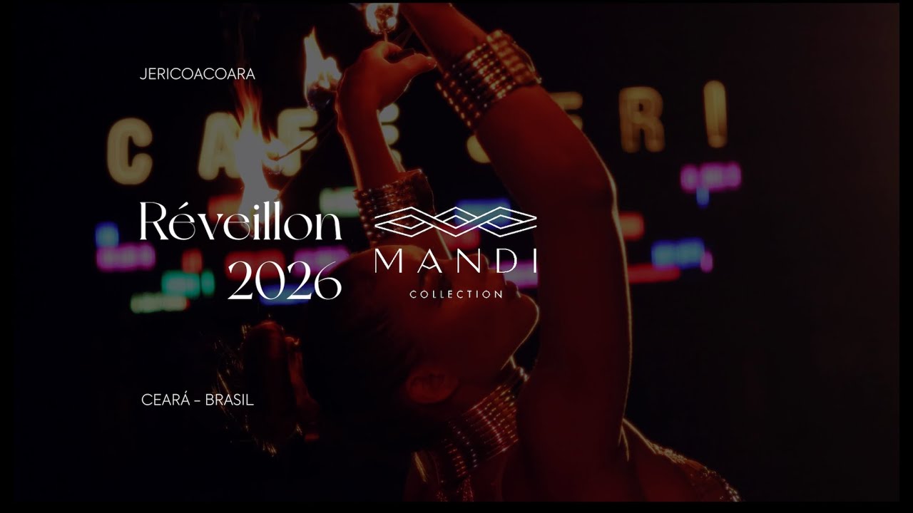 Imagem promocional dos pacotes Jericoacoara 2026 oferecidos pela Be Mandi para Carnaval, Natal e Ano Novo