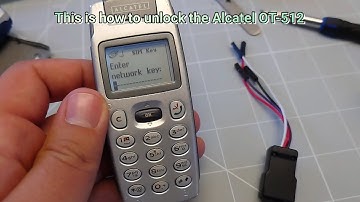 How to Unlock the Alcatel OT-512 BF4 - FREE solution