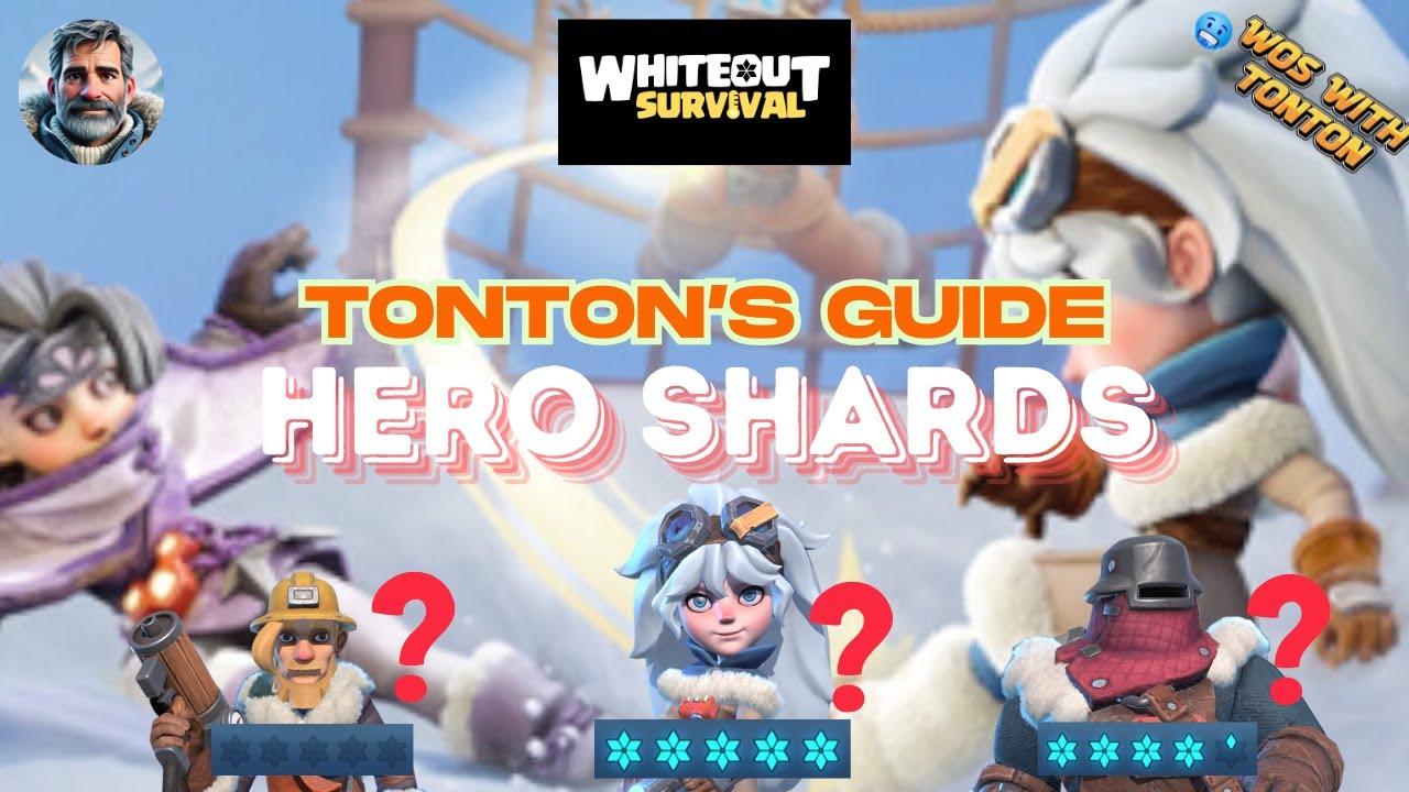 How many SHARDS should I put on my HEROES in Whiteout Survival - WOS with Tonton