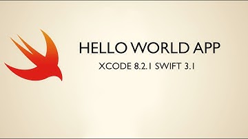 How To Make Hello World App in Xcode 8.2.1 Swift 3.1 (code in description)